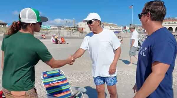 Hero Beachgoer Dives Into Rip Current To Save Young Woman At Jersey Shore
