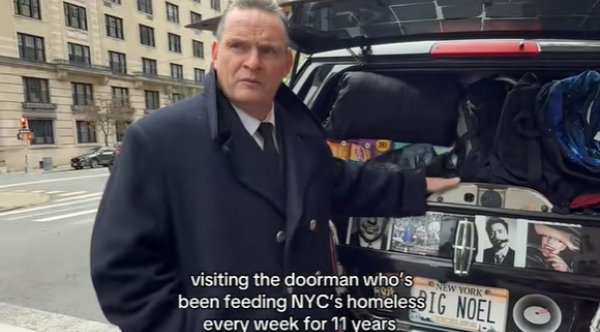 NYC Doorman Honors His Mother By Helping Those In Need